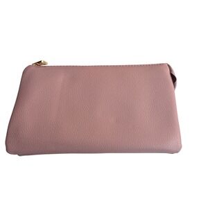 Brentano Lilac Triple Compartment Crossbody Bag Vegan Leather CJ21118 NWT